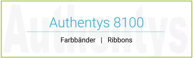 Ribbons for card printer Authentys 8100