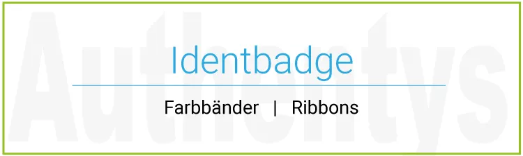Ribbons for card printer Authentys Identbadge