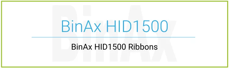 BinAx HID1500 Ribbons