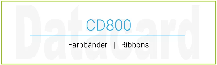 Farbbänder für Datacard CD800