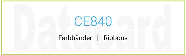 Ribbons for Card embosser Datacard CE840