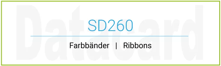 Ribbons for Card Printer Datacard SD260