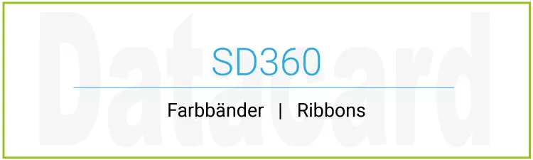 Farbbänder für Datacard SD360