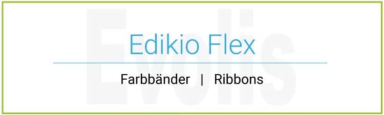 Ribbons for card printer Evolis Edikio Flex