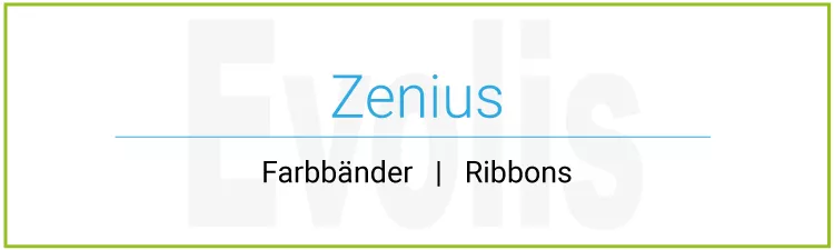Ribbons for card printer Evolis Zenius