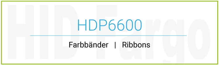 Ribbons for card printer HID Fargo HDP6600