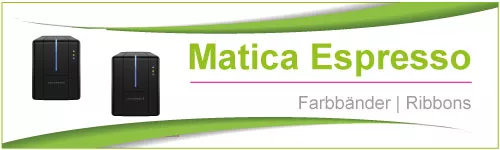Farbbänder für Matica Espresso