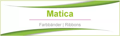 Farbbänder für Matica Kartendrucker