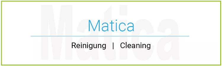 Cleaning of Matica card printers