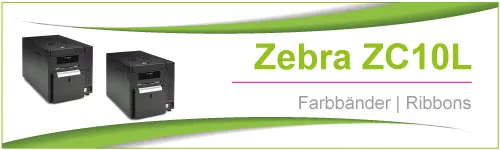 Ribbons for card printer Zebra ZC10L