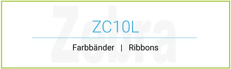 Farbband für Kartendrucker Zebra ZC10L