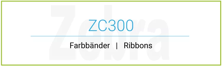 Ribbons for card printer Zebra ZC300