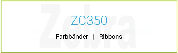 Farbbänder für Kartendrucker Zebra ZC350