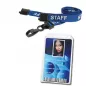 Preview: Lanyard Blue with Staff Card Holder Portrait