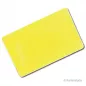 Preview: plastic card bright yellow