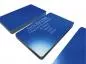 Mobile Preview: Plastikkarte blau matt mit Unterschriftfeld