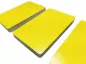 Preview: plastic card yellow matt finish
