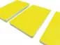 Mobile Preview: Plastikkarte neon gelb mit Unterschriftfeld