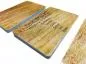 Preview: Plastikkarte Holz Design mit Unterschriftfeld