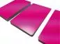 Mobile Preview: Plastikkarte pink matt mit Unterschriftfeld