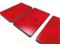 Preview: plastic card red matt finish thin