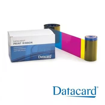 colorful ribbon with black and overlay for card printer datacard SD460