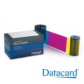 Buntes Farbband mit Schwarz und Overlay für Kartendrucker Datacard CE840