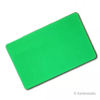 plastic card green