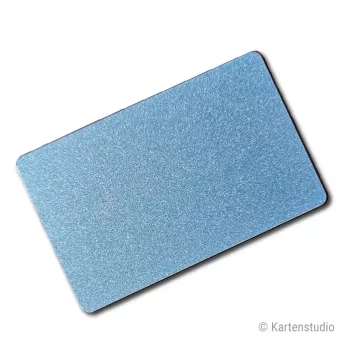 Plastic Cards Metallic Light Blue Premium