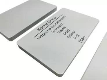 plastic card grey