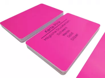 plastic card pink