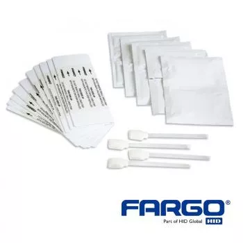 Cleaning kit for hid fargo DTC4500e card printer