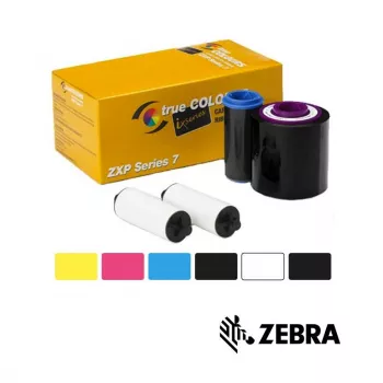 Zebra ZXP Series 7 Farbband bunt und schwarz