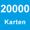 20000 plastic cards o€ 2289,00