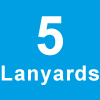 5 Lanyards € 8,00