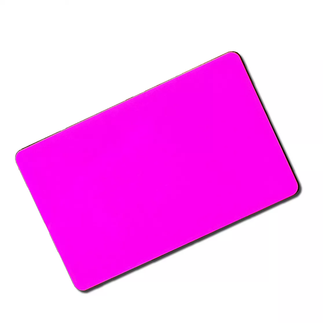 Plastikkarte neon pink