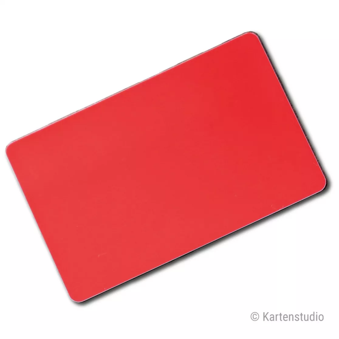 Plastic card red
