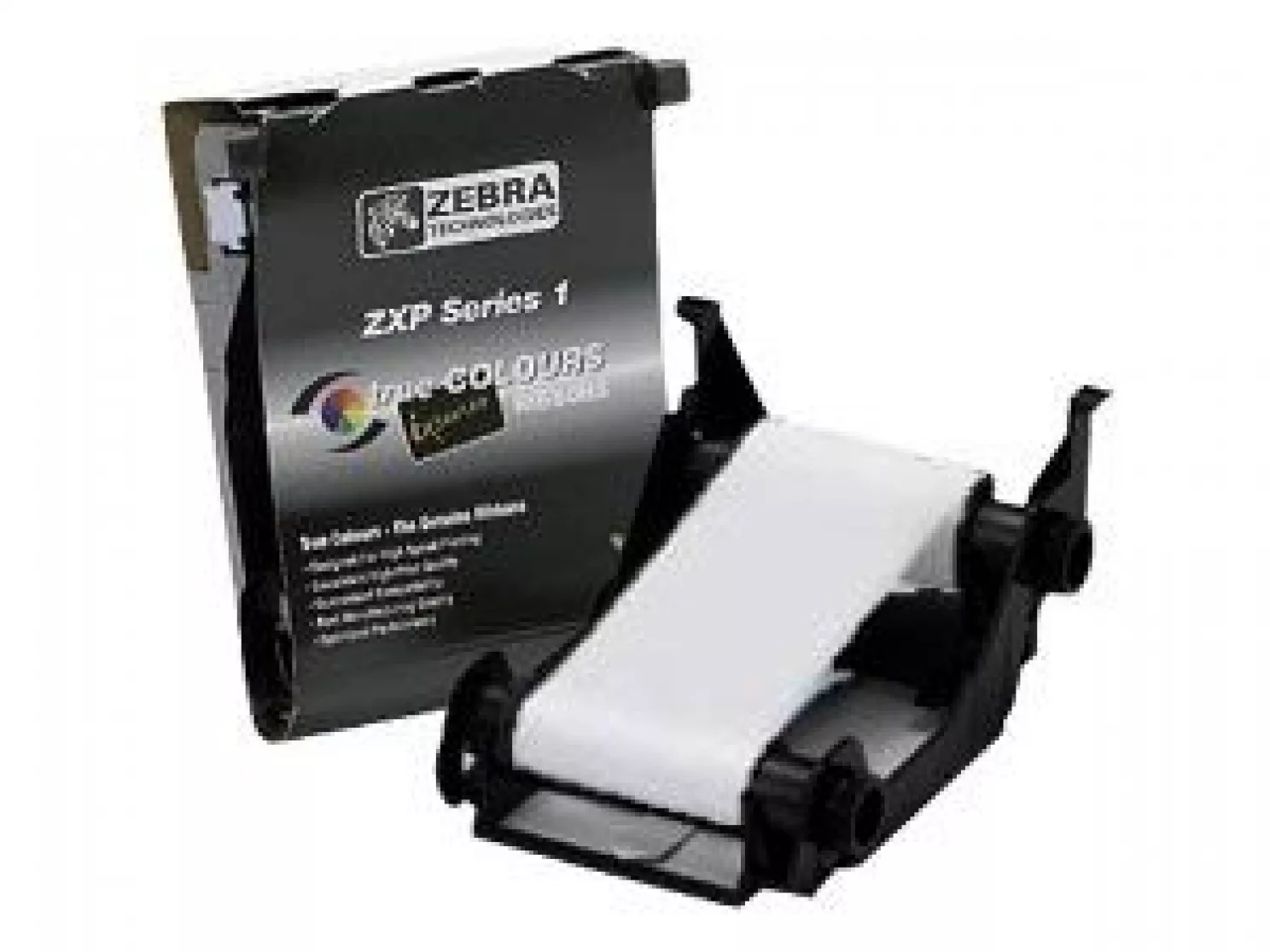 White ribbon for Zebra ZXP1