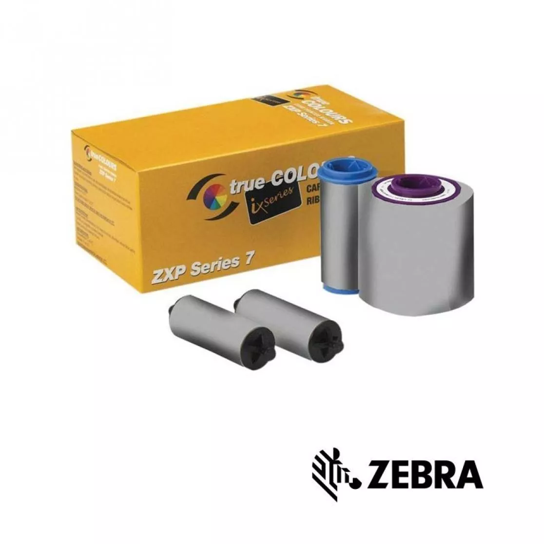 Zebra ZXP Series 7 silver ribbon