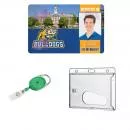 Plastic cards printed in top quality ✔ Incl. sturdy card holder ✔ Incl. card yoyo ✔ Ideal as employee ID card ✔ Learn more here ▶