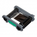 Black ribbon with overlay for card printer Evolis Zenius 2