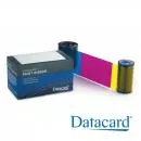 Farbband für 300 Bunte & 300 Schwarze Drucke mit Overlay für Datacard CE840 (YMCKT-KT)