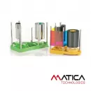 Bundle Consisting of Ribbon & Re-Transfer Film for Card Printer Matica XID8300 for 1000 Prints