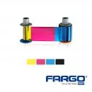 Halbzonen Farbband für 750 Drucke mit HID Fargo HDP5600 (YMCKK)