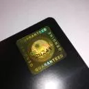 10 Hologram Sticker Globe with Numbering in Gold