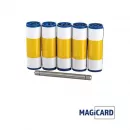 5 Cleaning Rollers for Card Printer Magicard Pronto