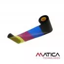 Ribbon for Colorful Print & UV Print for Matica XID8300 for 750 Prints (YMCKUV)