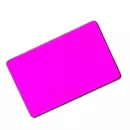 plastic card pink neon