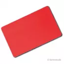Plastikkarte rot bedruckt