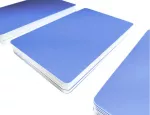 plastic card blue